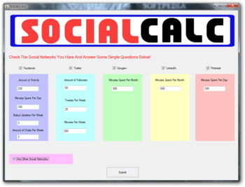 SocialCalc screenshot