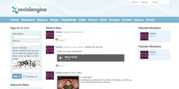 SocialEngine screenshot