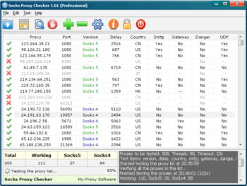 Socks Proxy Checker screenshot