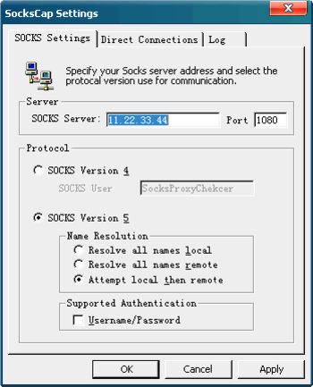 SocksCap screenshot 4