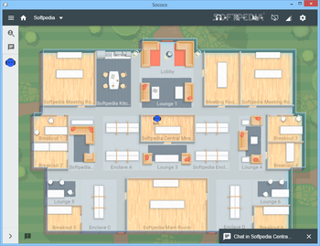 Sococo screenshot