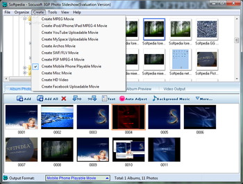 Socusoft 3GP Photo Slideshow screenshot 3