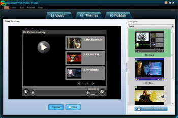 Socusoft Web Video Player screenshot