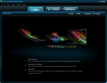 Socusoft Web Video Player screenshot