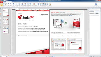 Soda PDF Pro + OCR 2012 screenshot
