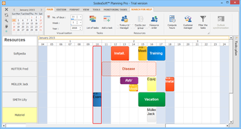 SodeaSoft Planning Pro screenshot