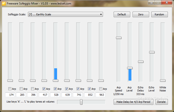 Sofeggio Mixer screenshot