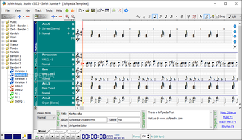 Sofeh Music Studio screenshot