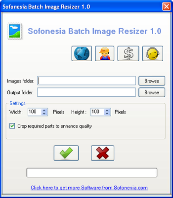 Sofonesia Batch Image Resizer screenshot