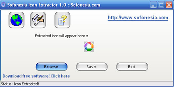 Sofonesia Icon Extractor screenshot
