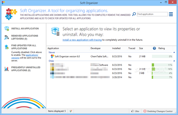 Soft Organizer screenshot