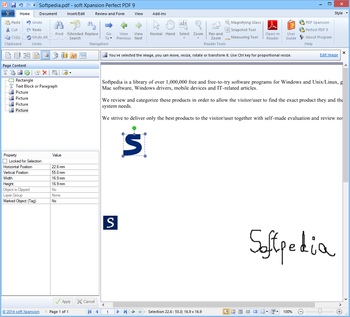 soft Xpansion Perfect PDF Editor screenshot