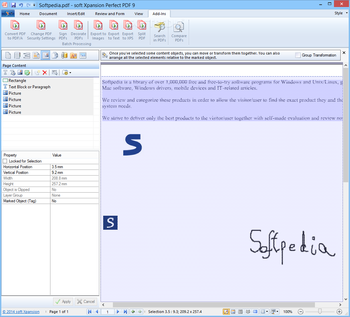 soft Xpansion Perfect PDF Editor screenshot 13
