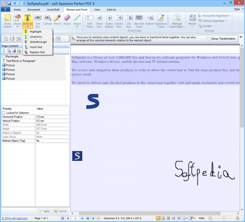 soft Xpansion Perfect PDF Editor screenshot 9