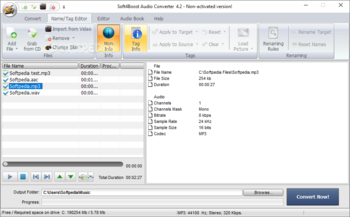 Soft4Boost Audio Converter screenshot 2