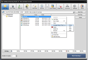 Soft4Boost Burning Studio screenshot