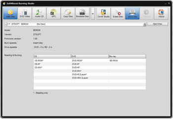 Soft4Boost Burning Studio screenshot 2