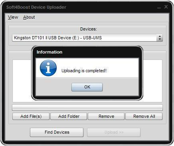 Soft4Boost Device Uploader screenshot 2