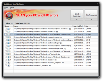 Soft4Boost Dup File Finder screenshot
