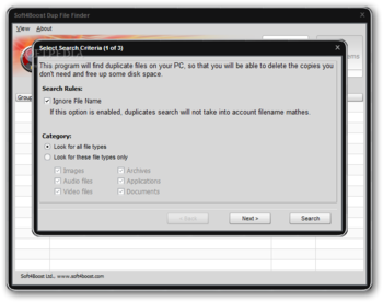Soft4Boost Dup File Finder screenshot 2