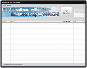 Soft4Boost Dup File Finder screenshot