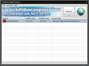 Soft4Boost Update Checker screenshot