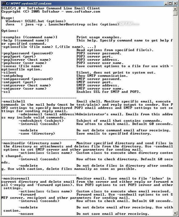 Softabar Command Line Email Client screenshot 2
