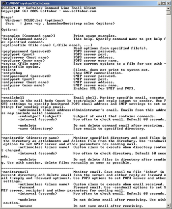 Softabar Command Line Email Client screenshot 3