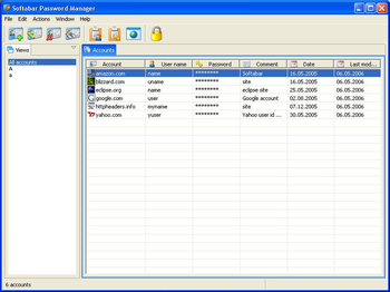 Softabar Password Manager screenshot