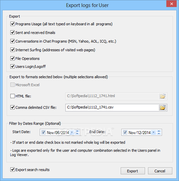 SoftActivity Keylogger screenshot 11