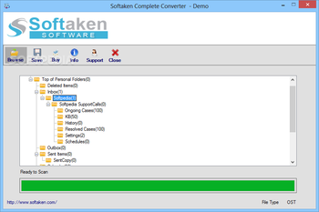 Softaken Complete Converter for OST / PST screenshot