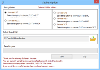 Softaken Complete Converter for OST / PST screenshot 2