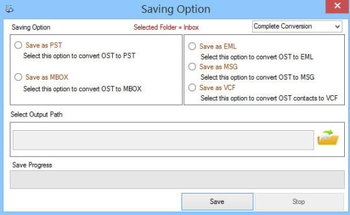 Softaken Complete Converter for OST to PST screenshot