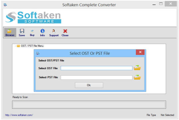 Softaken Complete Converter for OST to PST screenshot 2