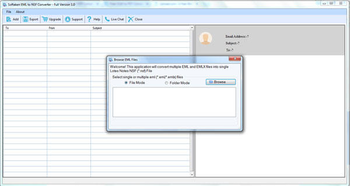 Softaken EML to NSF Converter screenshot