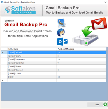 Softaken Gmail Backup Pro screenshot 2