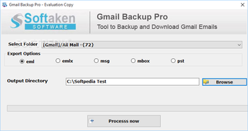 Softaken Gmail Backup Pro screenshot 3