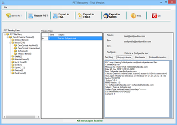 Softaken Outlook PST Repair screenshot 2