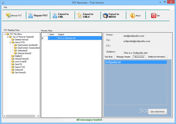 Softaken Outlook PST Repair screenshot 3