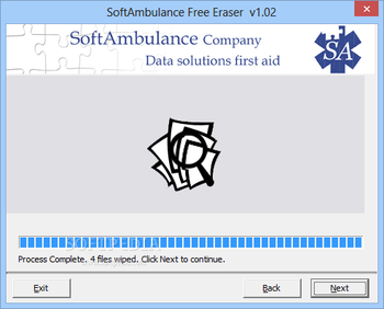 SoftAmbulance Free Eraser screenshot 2