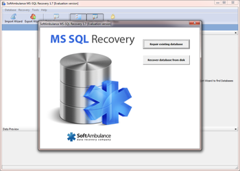 SoftAmbulance MS SQL Recovery screenshot