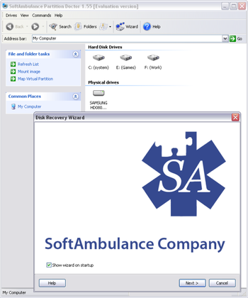 SoftAmbulance Partition Doctor screenshot