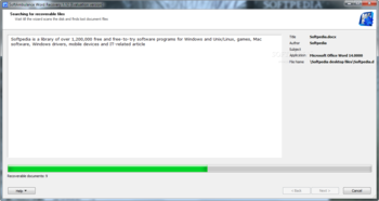 SoftAmbulance Word Recovery screenshot 2