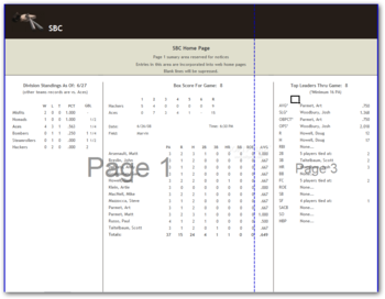 Softball / Baseball Team Calculator screenshot