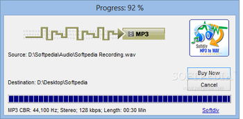 Softdiv MP3 to WAV Converter screenshot 5