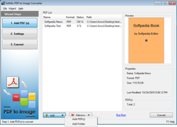 Softdiv PDF to Image Converter screenshot 4