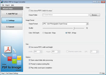 Softdiv PDF to Image Converter screenshot 5