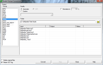 Softe Audio Converter screenshot 2