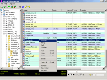 Softe WMA Converter screenshot