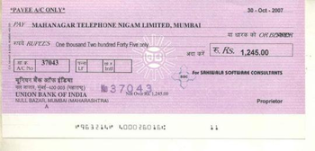 Softeasy Cheque Printing screenshot